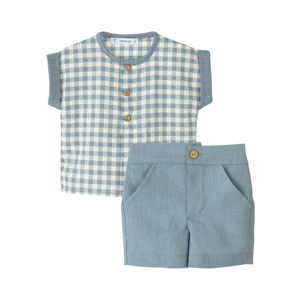 Gingham Boys Set image 0