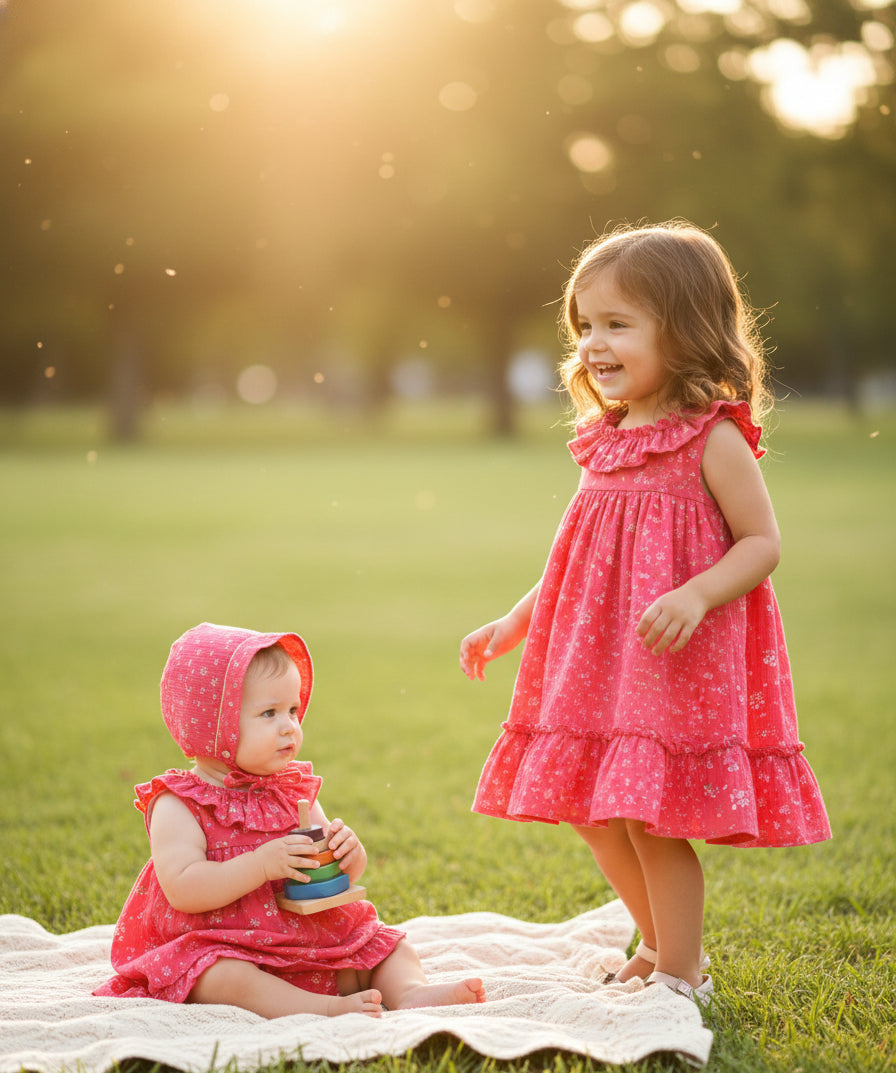 Hot Floral Baby Set image 0