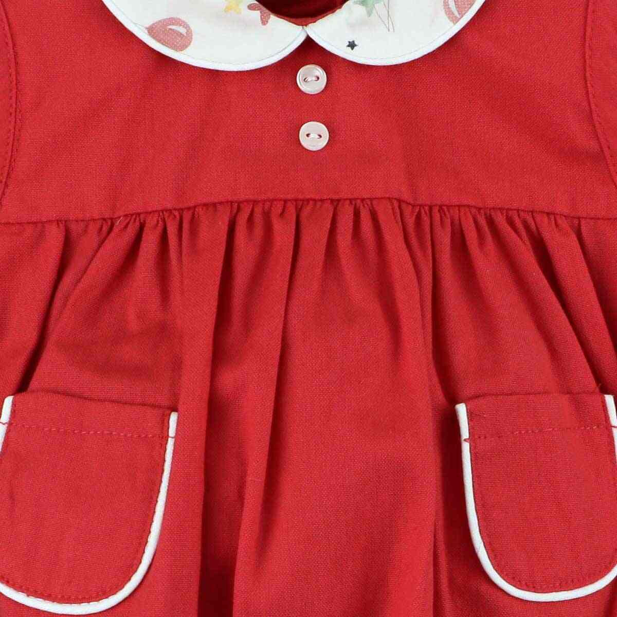 Red Ruffle Romper image 2