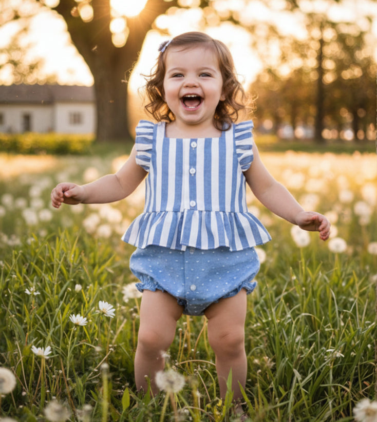 Couture Moon Ruffle Romper image 0