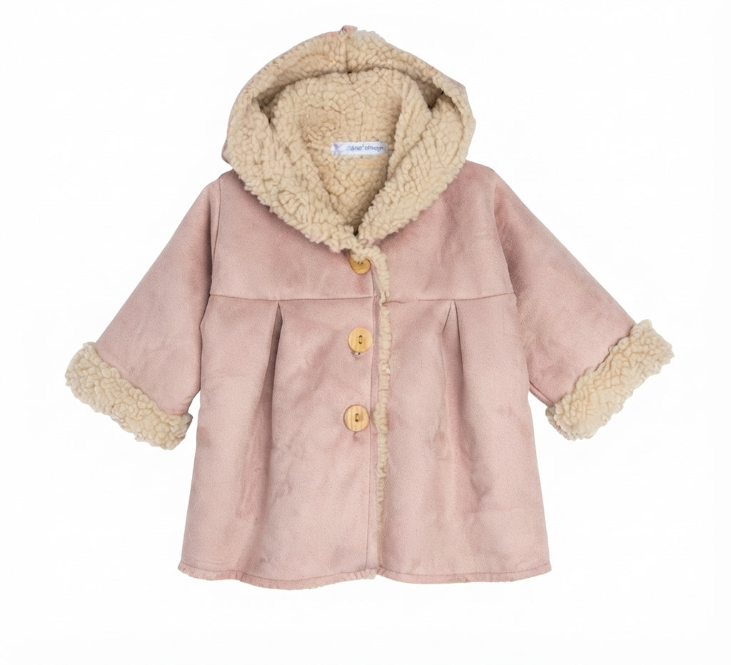 Pink Sherpa Coat - Preorder