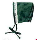 Green Velvet Bonnet