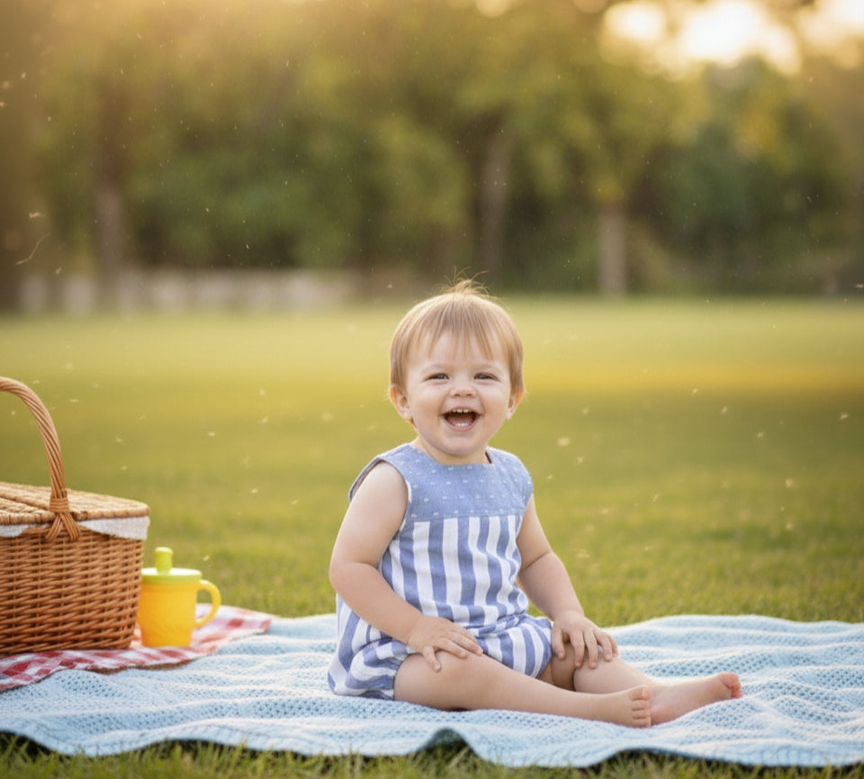 Couture Moon Baby Romper image 0